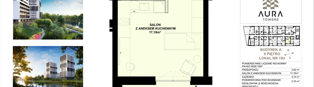 Mieszkanie w inwestycji: Aura Towers