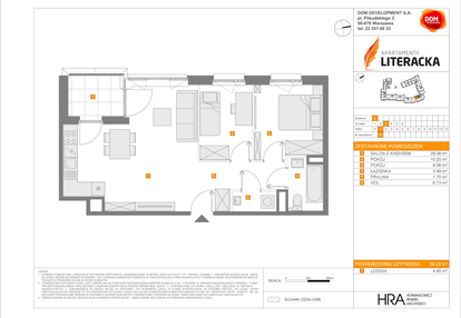 Mieszkanie w inwestycji: Apartamenty Literacka etap 2.2