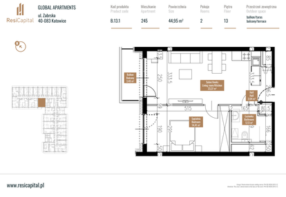 Mieszkanie w inwestycji: Global Apartments