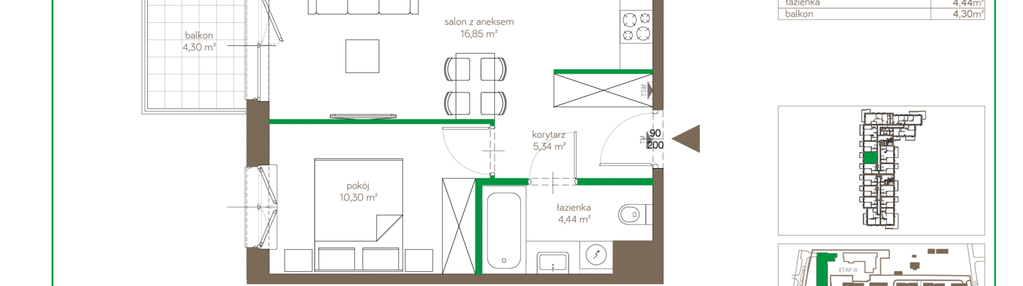Mieszkanie w inwestycji: Ostródzka 123 - III etap