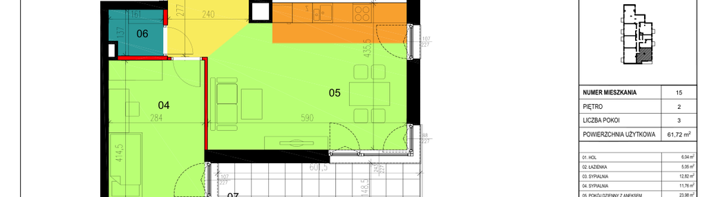 Mieszkanie w inwestycji: Apartamenty Nowy Marysin VII