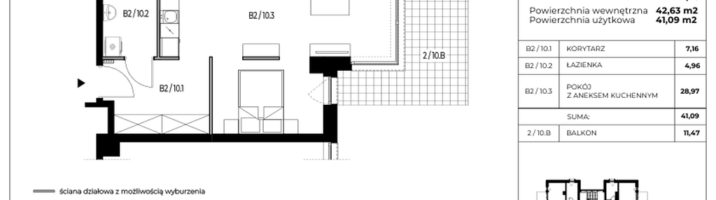 Mieszkanie w inwestycji: Apartamenty Klimatyczna