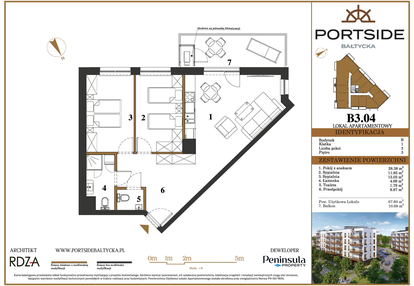 Mieszkanie w inwestycji: Portside Bałtycka