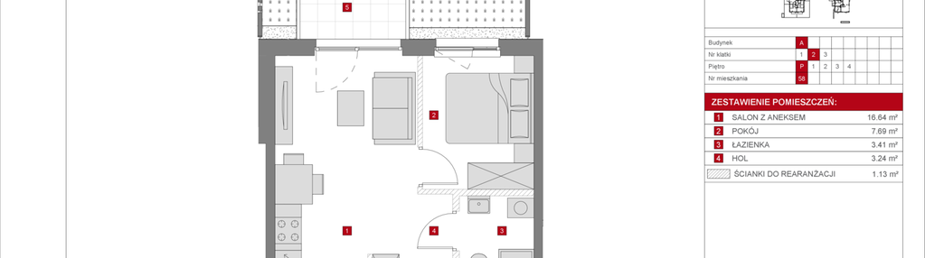 Mieszkanie w inwestycji: Dzielnica Mieszkaniowa Metro Zachód - etap 8.1