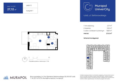 Mieszkanie w inwestycji: Murapol UniverCity