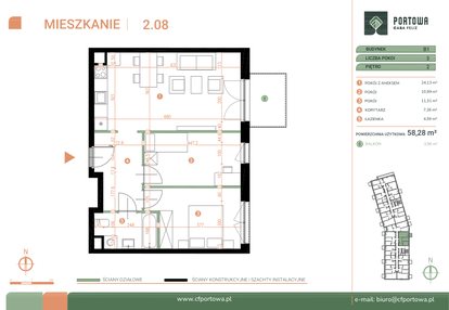 Mieszkanie w inwestycji: Casa Feliz Portowa II