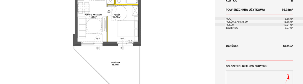 Mieszkanie w inwestycji: Metro Art 13