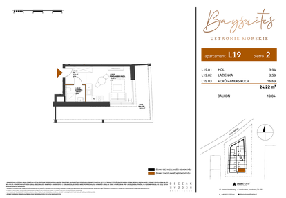 Mieszkanie w inwestycji: Baysuites