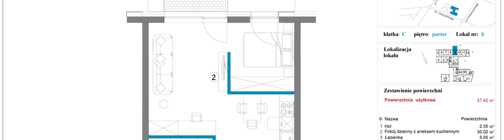Mieszkanie w inwestycji: Daszyńskiego Square etap 2