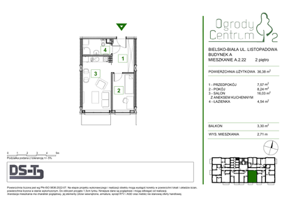 Mieszkanie w inwestycji: Ogrody Centrum 2