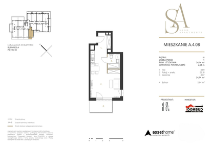 Mieszkanie w inwestycji: Sand Apartments