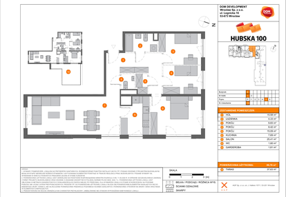 Mieszkanie w inwestycji: Hubska 100