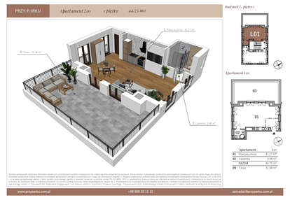 Mieszkanie w inwestycji: Przy Parku etap II