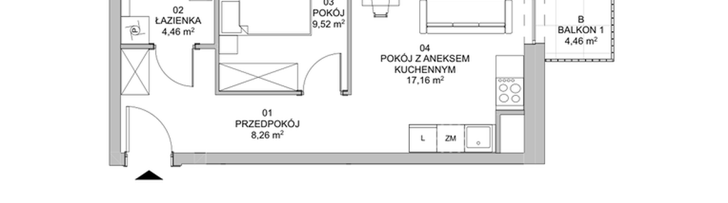 Mieszkanie w inwestycji: Francuska Park VIIIA