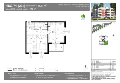 Mieszkanie w inwestycji: Zielone Zamienie X