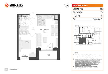 Mieszkanie w inwestycji: Osiedle Warszawska etap II