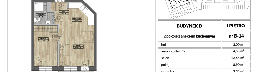 Mieszkanie w inwestycji: Imaginarium Kazuń Nowy - bud. B