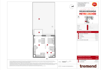 Mieszkanie w inwestycji: Dzielnica Mieszkaniowa Metro Zachód - etap 8.2