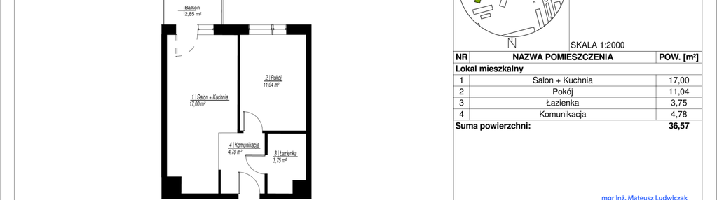 Mieszkanie w inwestycji: Jasielska 8C etap II