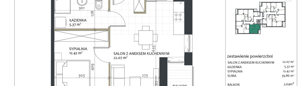 Mieszkanie w inwestycji: Sosnovia