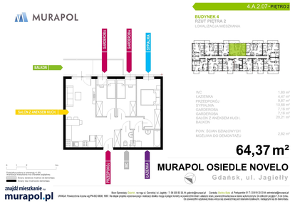 Mieszkanie w inwestycji: Murapol Osiedle Novelo
