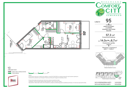 Mieszkanie w inwestycji: Comfort City Szmaragd