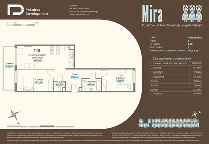 Mieszkanie w inwestycji: Mira