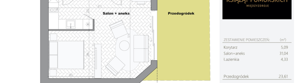 Mieszkanie w inwestycji: Villa Książąt Pomorskich