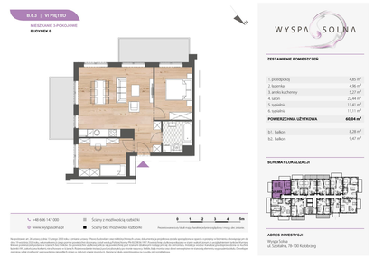 Mieszkanie w inwestycji: Wyspa Solna Etap III, budynek B