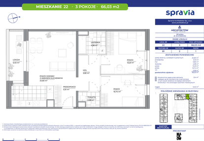 Mieszkanie w inwestycji: Architektów
