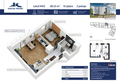 Mieszkanie w inwestycji: Nova Park etap II