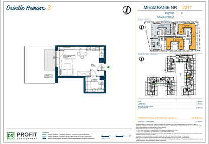 Mieszkanie w inwestycji: Osiedle Hemara - etap III bud. 2 i 3