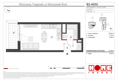 Mieszkanie w inwestycji: Warszawski Świt etap IX
