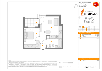 Mieszkanie w inwestycji: Apartamenty Literacka etap 2.2