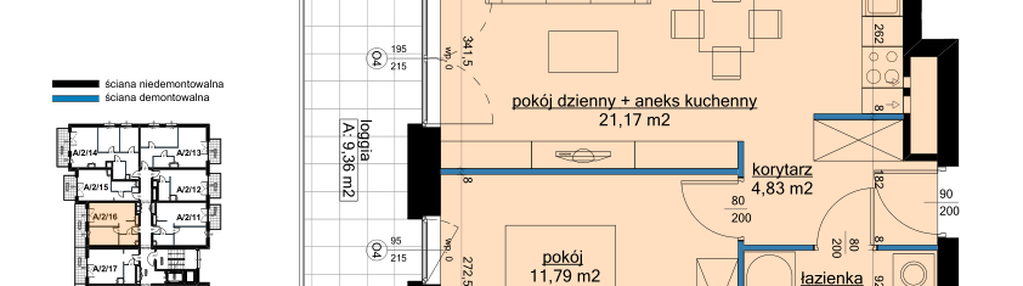 Mieszkanie w inwestycji: Osiedle Hawelańska etap III - bud. A