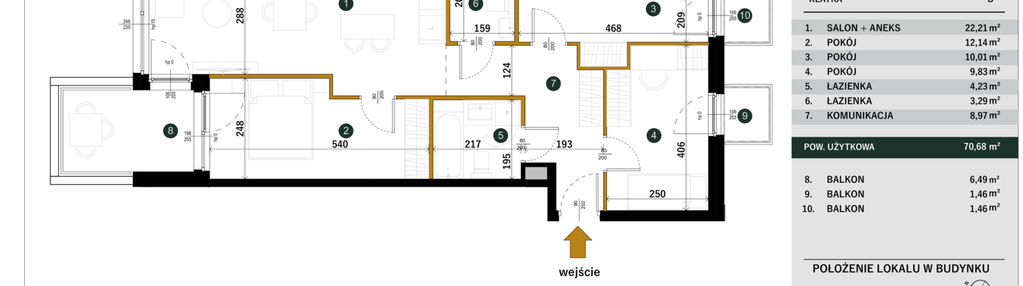 Mieszkanie w inwestycji: Ogrody Staszica
