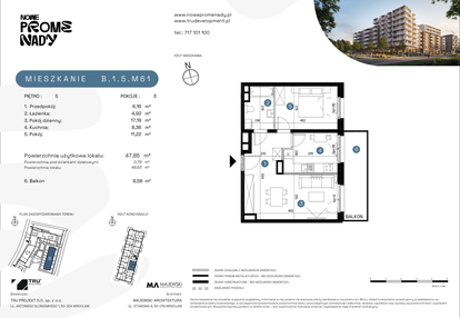 Mieszkanie w inwestycji: Nowe Promenady etap II