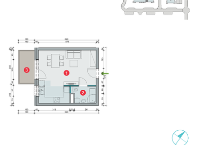 Mieszkanie w inwestycji: Osiedle Uniwersyteckie etap III