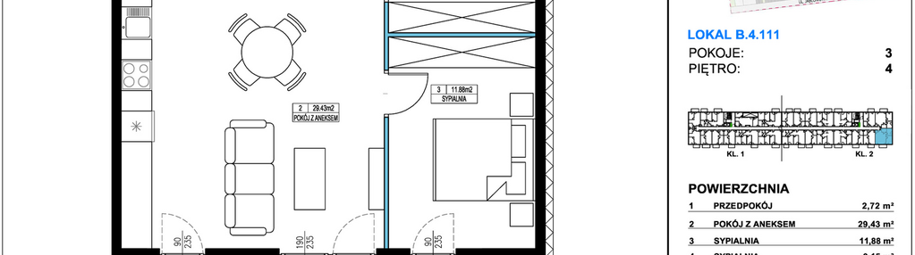 Mieszkanie w inwestycji: Jabłonova