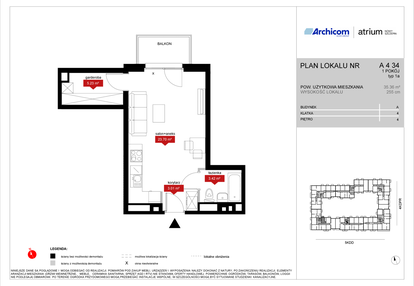 Mieszkanie w inwestycji: Atrium - Nowy Szczepin