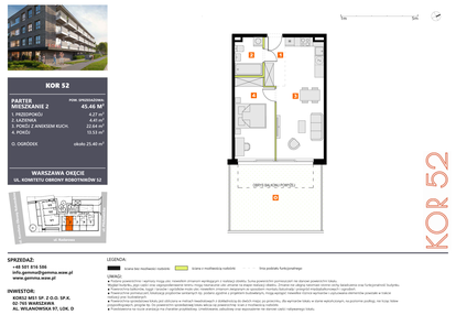 Mieszkanie w inwestycji: KOR 52