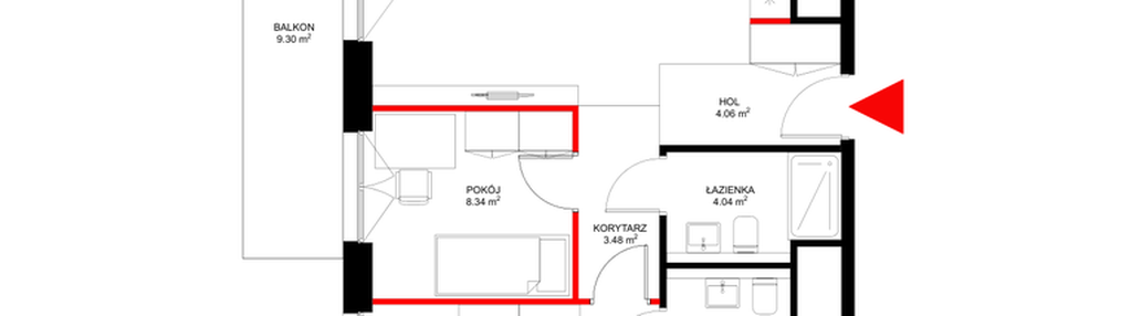 Mieszkanie w inwestycji: INSPIRE ETAP V – bud. F, G