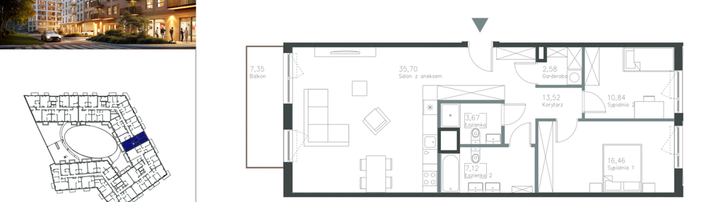 Mieszkanie w inwestycji: Piano