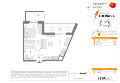 Mieszkanie w inwestycji: Apartamenty Literacka etap 2.2