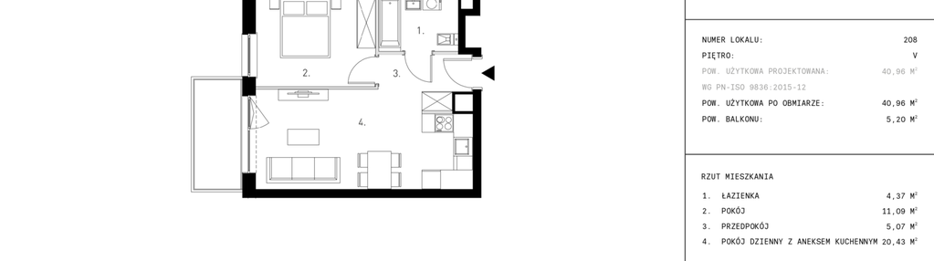 Mieszkanie w inwestycji: Staszica 3