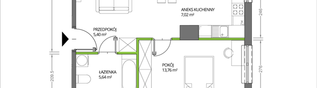 Mieszkanie w inwestycji: Krakowska Vita