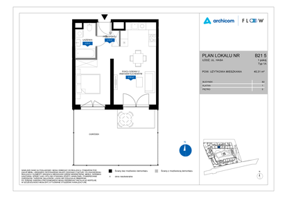 Mieszkanie w inwestycji: Flow - bud. B2 A i bud. B2 B