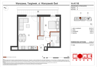 Mieszkanie w inwestycji: Warszawski Świt etap VII