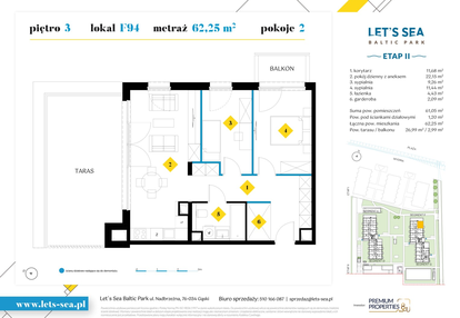 Mieszkanie w inwestycji: Let's Sea Baltic Park II