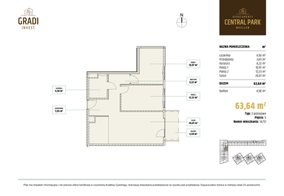 Mieszkanie w inwestycji: Apartamenty Central Park Wrocław